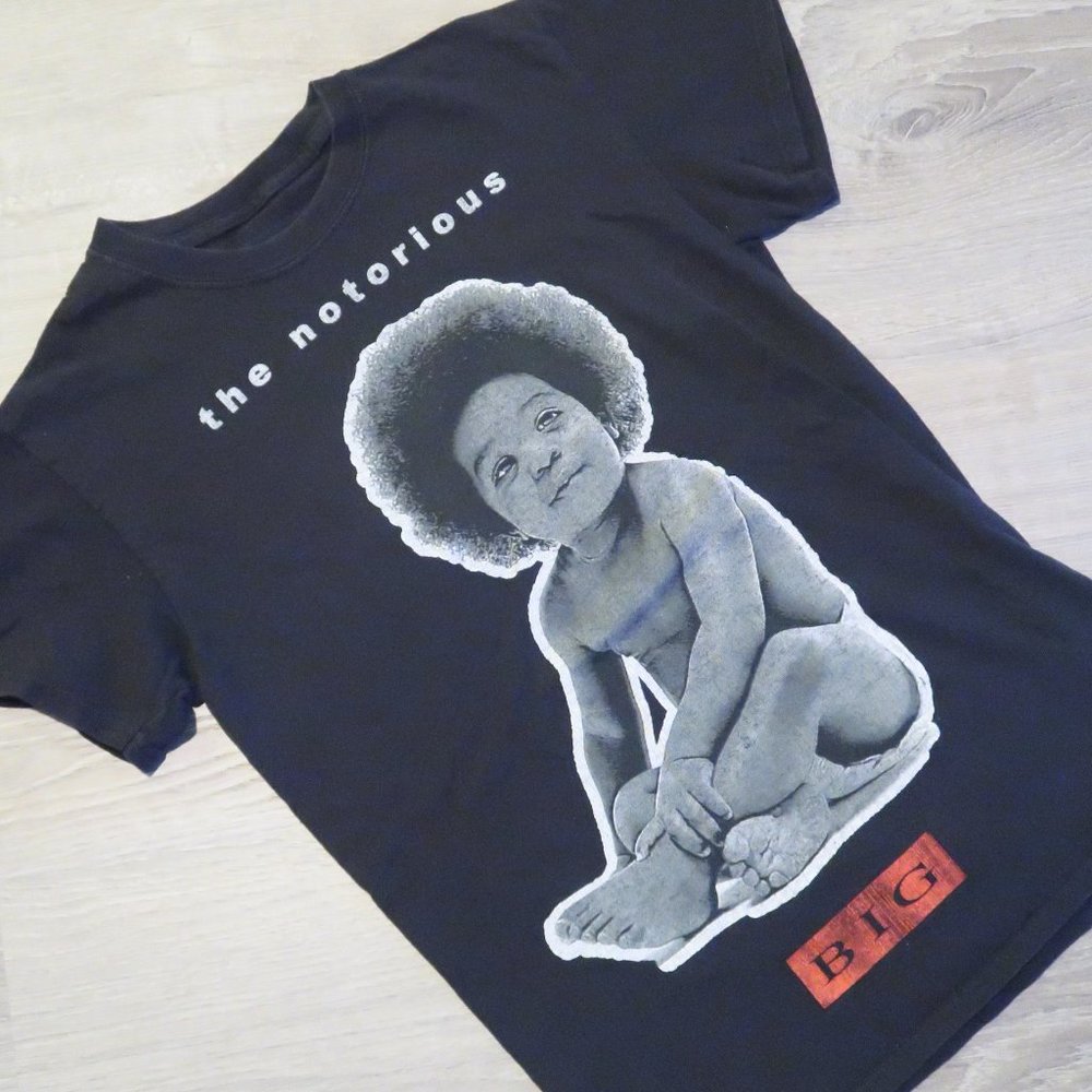 Vintage The Notorious BIG Black Tee Size S